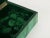 Mid-Century Modern Italian Jewelry Decorative Box in Green Malachite Marble, 1950s For Sale - Image 9 of 14