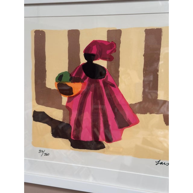 Lars Norrman, African Woman, 1950s, Lithograph, Framed For Sale - Image 14 of 18
