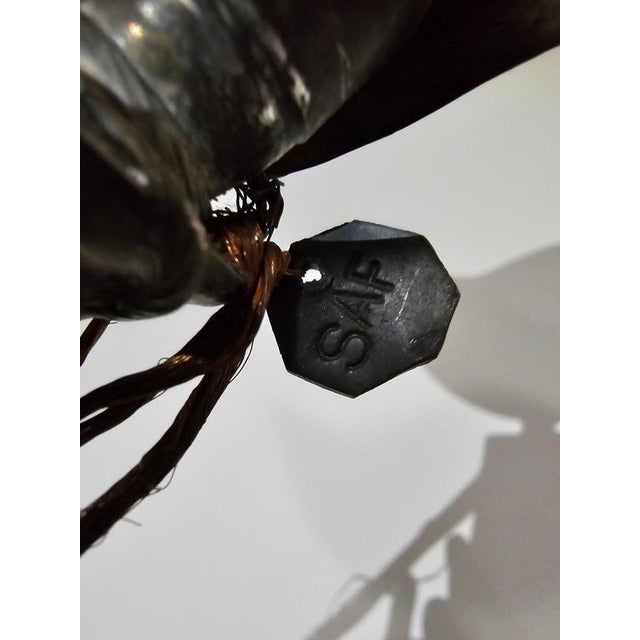 Copper Wired Floor Lamps with Small Stones, Set of 2 For Sale - Image 14 of 18