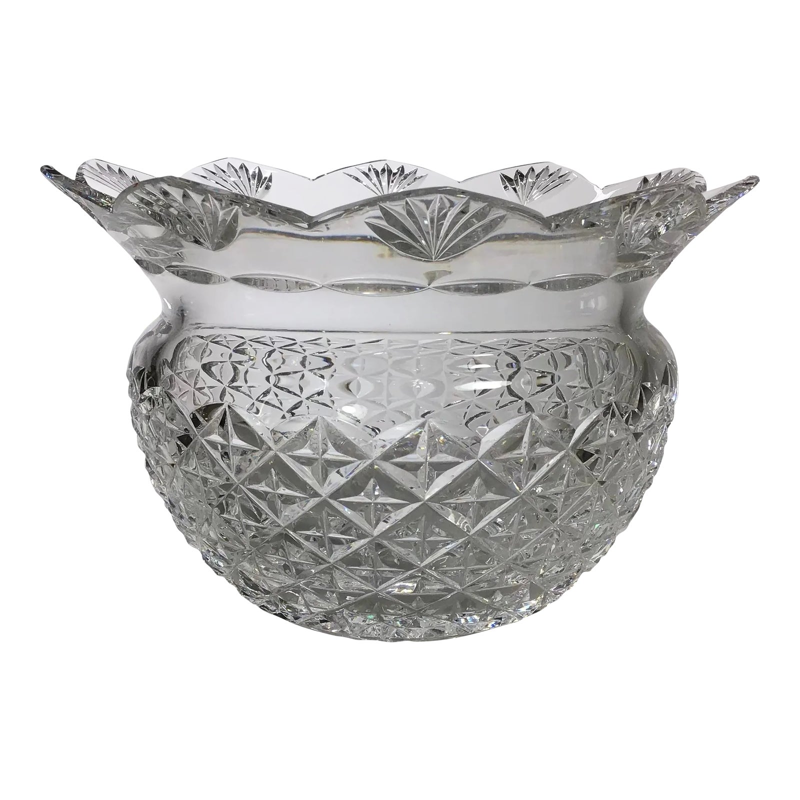 2000’s Waterford Crystal Pineapple Bowl Chairish