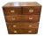 English Mahogany 19thc Campaign Chest For Sale