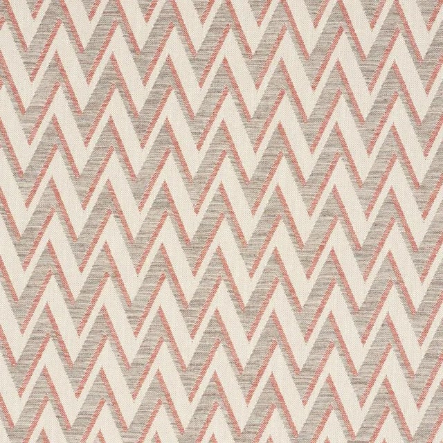 A zigzag jacquard pattern that incorporates twisted melange yarns to soften the geometry, this upholstery fabric adds a...