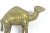 1980s Large Vintage Solid Brass Camel Vintage Brass With Patina For Sale - Image 5 of 10