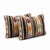Mid-Century Modern Anatolian Lumbar Kilim Pillow Cover 16'' X 24'' - Set of Two For Sale - Image 3 of 4