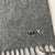 Early 21st Century Loro Piana Dark Grey Solid 100% Cashmere Scarf For Sale - Image 5 of 10