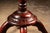 Early 20th Century Antique Mahogany and Brass Ornamental Coat Rack For Sale - Image 5 of 6