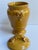 1980s Arte Italica "Sole Mustard" Ceramic 13" Tall Yellow Jar With Lid Grapes Leaves Design Made in Italy For Sale - Image 4 of 18