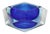 Mid-Century Modern Murano Sommerso Faceted Glass Vide-Poche by Flavio Poli for Seguso, 1960s For Sale