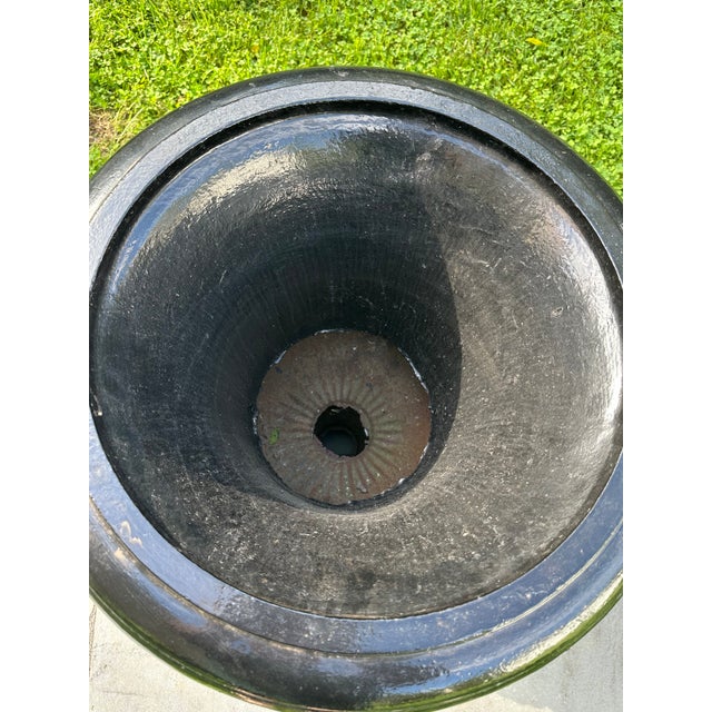 Late 20th Century Cast Iron Haddo House Urns - A Pair For Sale - Image 10 of 13