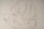Drawing on paper depicting a man, 20th century. Drawing on paper, 20th century, depicting a man. H: 74cm, W: 73cm, D: 0.2cm