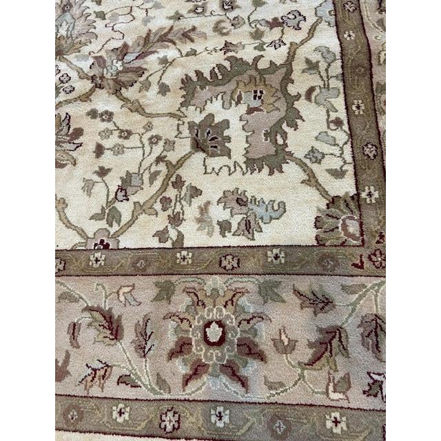 1970's Agra Rug , 9' X 12' For Sale - Image 10 of 11