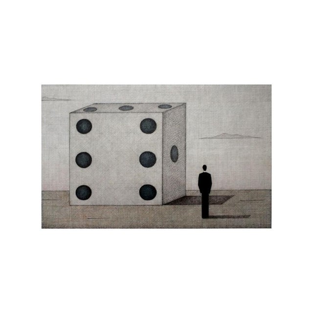 Original etching from a limited edition. The artwork is signed. It has a certificate of authenticity. This piece has an...