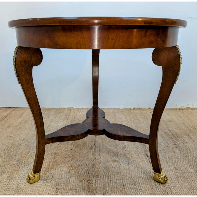 Baker Furniture Company Late 20th Century Baker Lamp / Side Table For Sale - Image 4 of 12