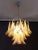 Italian Murano Chandelier, Mazzega Style – 36 Lattimo Amber Glass Petals For Sale - Image 9 of 11