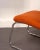 1970s Cantilever Chair in Tubular Steel and Orange Upholstery, 1980 For Sale - Image 5 of 9