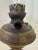 Contemporary Early 20th Century Brass Metal Oil Lamp Glass Chimney Antique Wick For Sale - Image 3 of 13