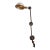 Vintage Industrial Articulating Table Mount Task Lamp For Sale