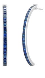 Example of Huggies and Hoop Earrings