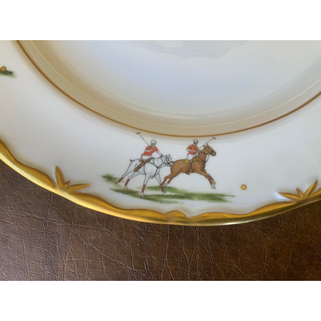 1 of 2 available: Stamped on underside: Palm Beach Polo Beach and Country Club; this unique bone china plate has been...