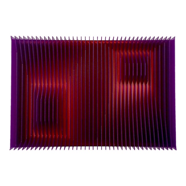 Jose Margulis, French Squares - Kinetic Wall Sculpture By J. Margulis, 2016 For Sale