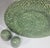Green Portuguese Serving Pieces- Set of Three For Sale - Image 10 of 16