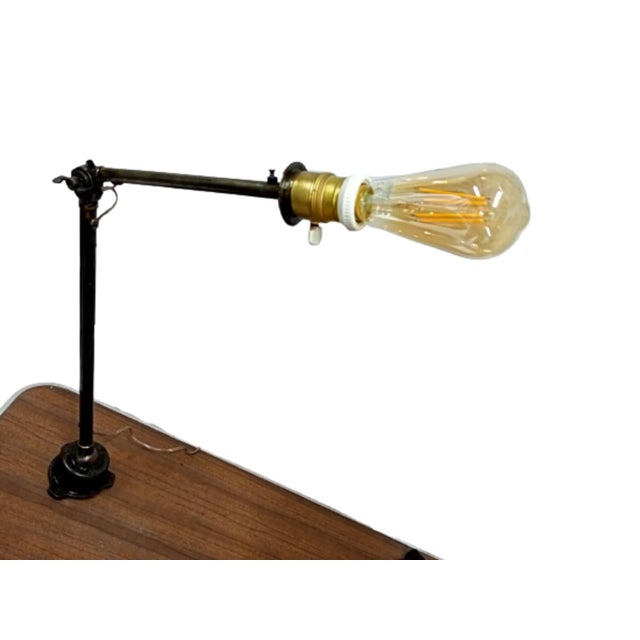 1940s Industrial Light for Wall or Desktop For Sale - Image 5 of 10