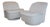 Vintage Directional White Swivel Chairs - a Pair For Sale In West Palm - Image 6 of 6
