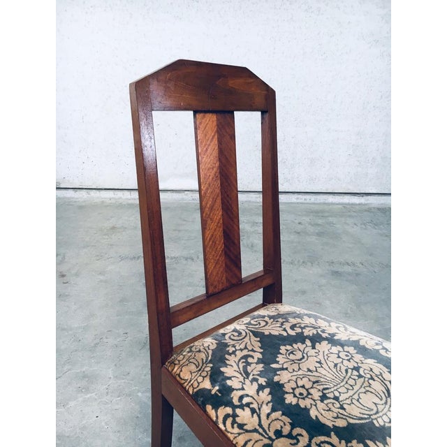 Wood Dutch Modern Haagsche School Dining Chair, Netherlands, 1930s For Sale - Image 7 of 15