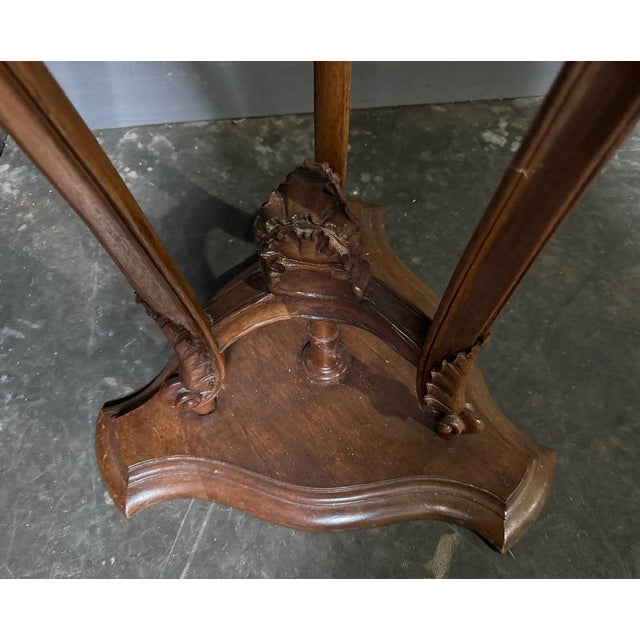 French Walnut Side Table, 1900s For Sale - Image 13 of 16