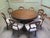 Large Centre Dining Table and 8 Chairs. This is an outstanding set. The table is circular, and it has the ability to be...