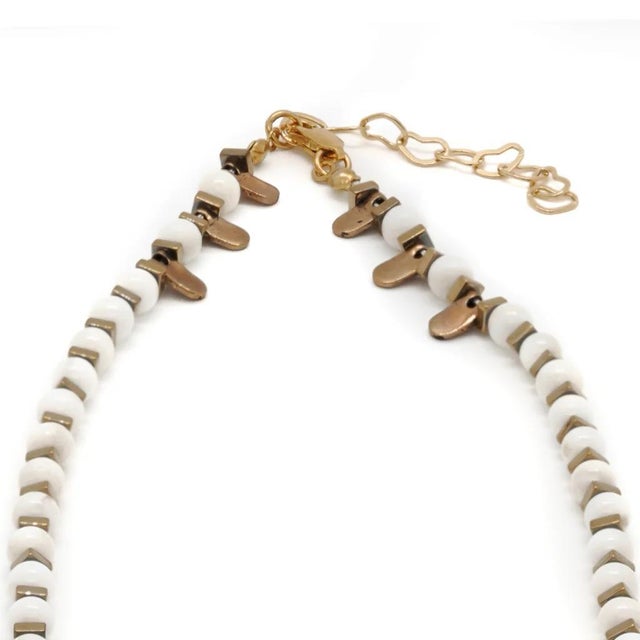 Early 21st Century Egyptian Goddess Isis Pendant Spiritual Beaded Necklace For Sale - Image 5 of 8