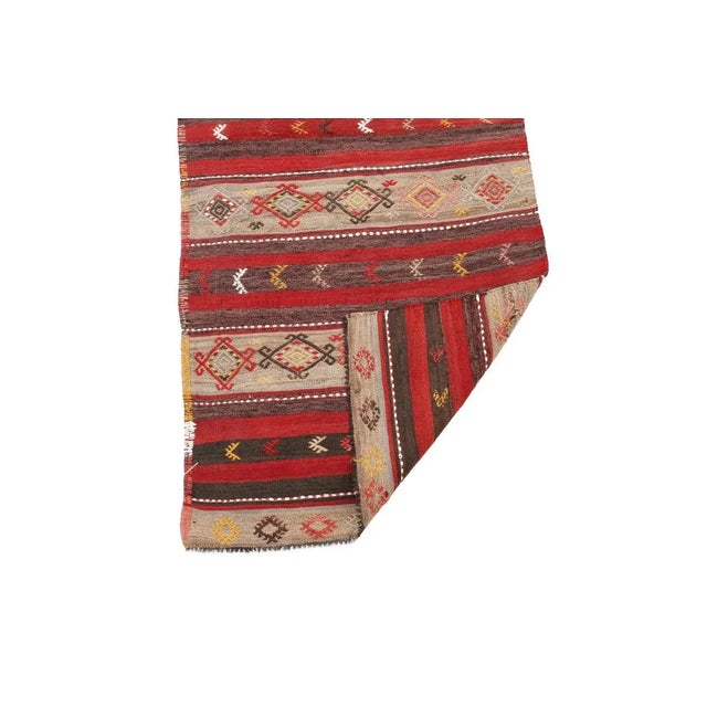 Mid 20th Century Mid 20th Century Vintage Kilim Runner For Sale - Image 5 of 7