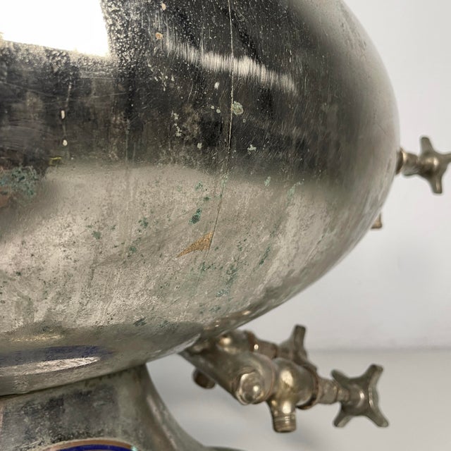 Vintage Italian Steel Soda Water Dispenser by Esperia, 1930s For Sale - Image 11 of 18