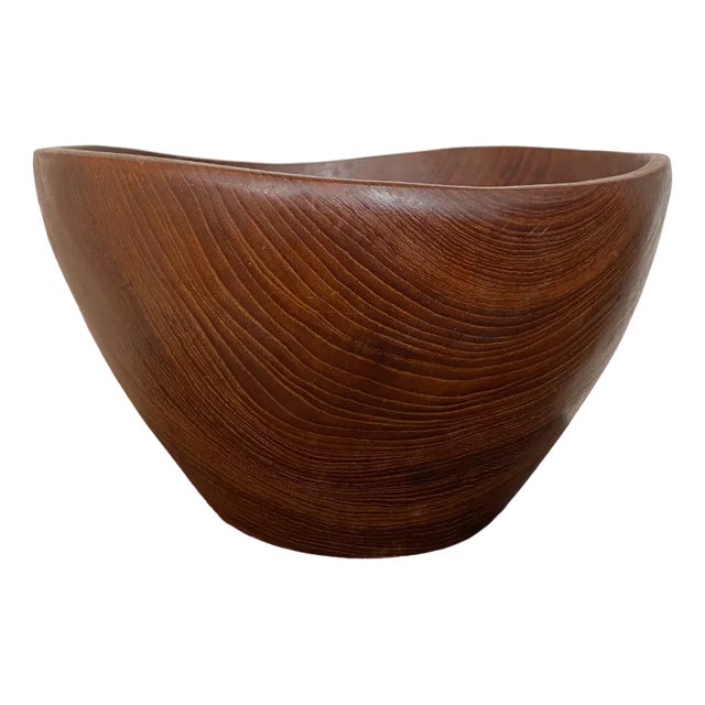Mid-Century Modernist Teak Bowl, Denmark, 1950s For Sale