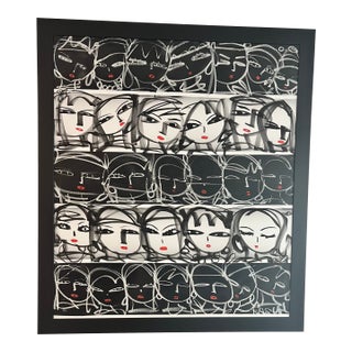 "Dreaming" by Rascal – Large Modern Abstract Painting For Sale