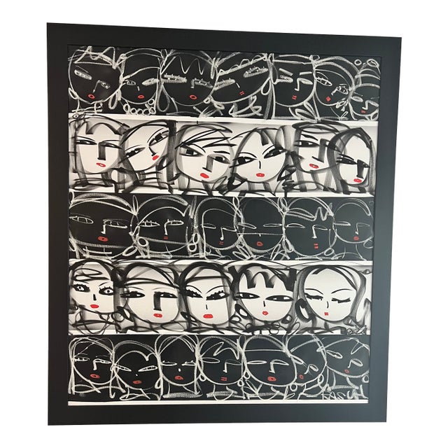 "Dreaming" by Rascal – Large Modern Abstract Painting For Sale