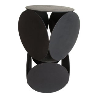 Vintage Two Piece Stacking Welded Steel Abstract Sculpture, Circa 1960s For Sale