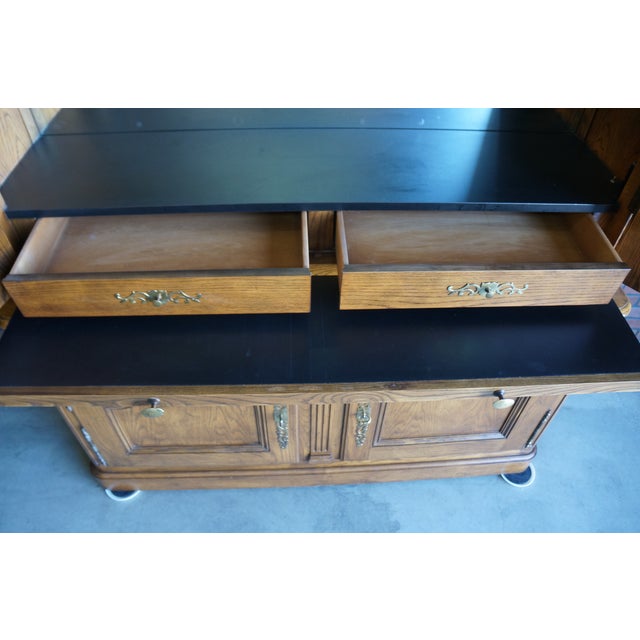 Late 20th Century Late 20th Century Baker Parisian Armoire Cabinet For Sale - Image 5 of 12