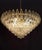 Glass Handmade Crystal Polyhedron Glass Chandelier, 1962 For Sale - Image 7 of 12