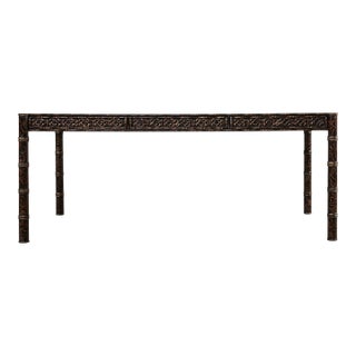 Dennis & Leen Regency Style Lacquer Chinoiserie Decorated Desk For Sale