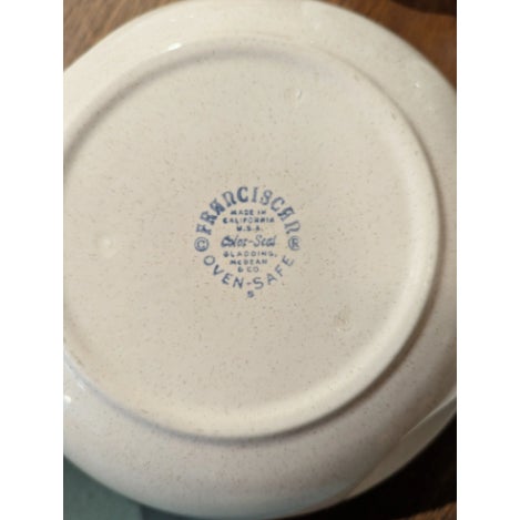 1950s MCM Franciscan Starburst Dinnerware 56 Pc Set - Service for 6 For Sale - Image 12 of 12