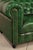 Chesterfield Style Green Leather Sofa For Sale - Image 10 of 16