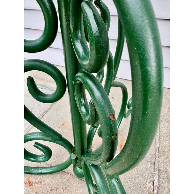 Three-Tier Circular Wire and Wrought Iron Plant Stand, Mid 20th Century For Sale - Image 11 of 16