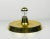 Brass Disc Shape Wall Lamp or Flushmount by Cosack, 1960s For Sale - Image 4 of 10