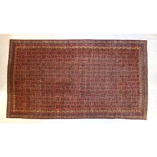 1920's Antique Persian Hamadan Palace Rug, 11' X 19'8" For Sale - Image 11 of 11