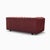 1980s Postmodern Rose Pink Grid-Tufted Loveseat, 67 In For Sale - Image 16 of 18