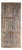 Antique Hand-Carved Wooden Door, Reclaimed Farmhouse Barn Door 84x36 For Sale