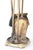 Mid 20th Century Mid 20th Century Colonial Revival Brass Fireplace 5 Pc. Tool Set For Sale - Image 5 of 7
