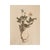 Rustic European Antique Swedish Herbarium - Viola, Circa 1924 For Sale - Image 3 of 5