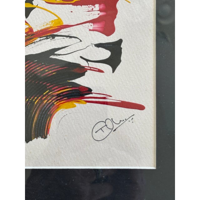 T. Oliver, 12 X 12 Painting, Mid-Century Modernist Abstract Painter For Sale - Image 4 of 9